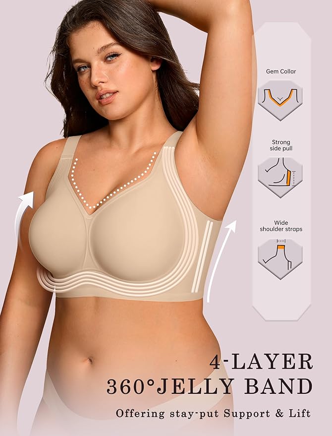 Shaper Peach LiftMax Seamless Lightly Padded Bra