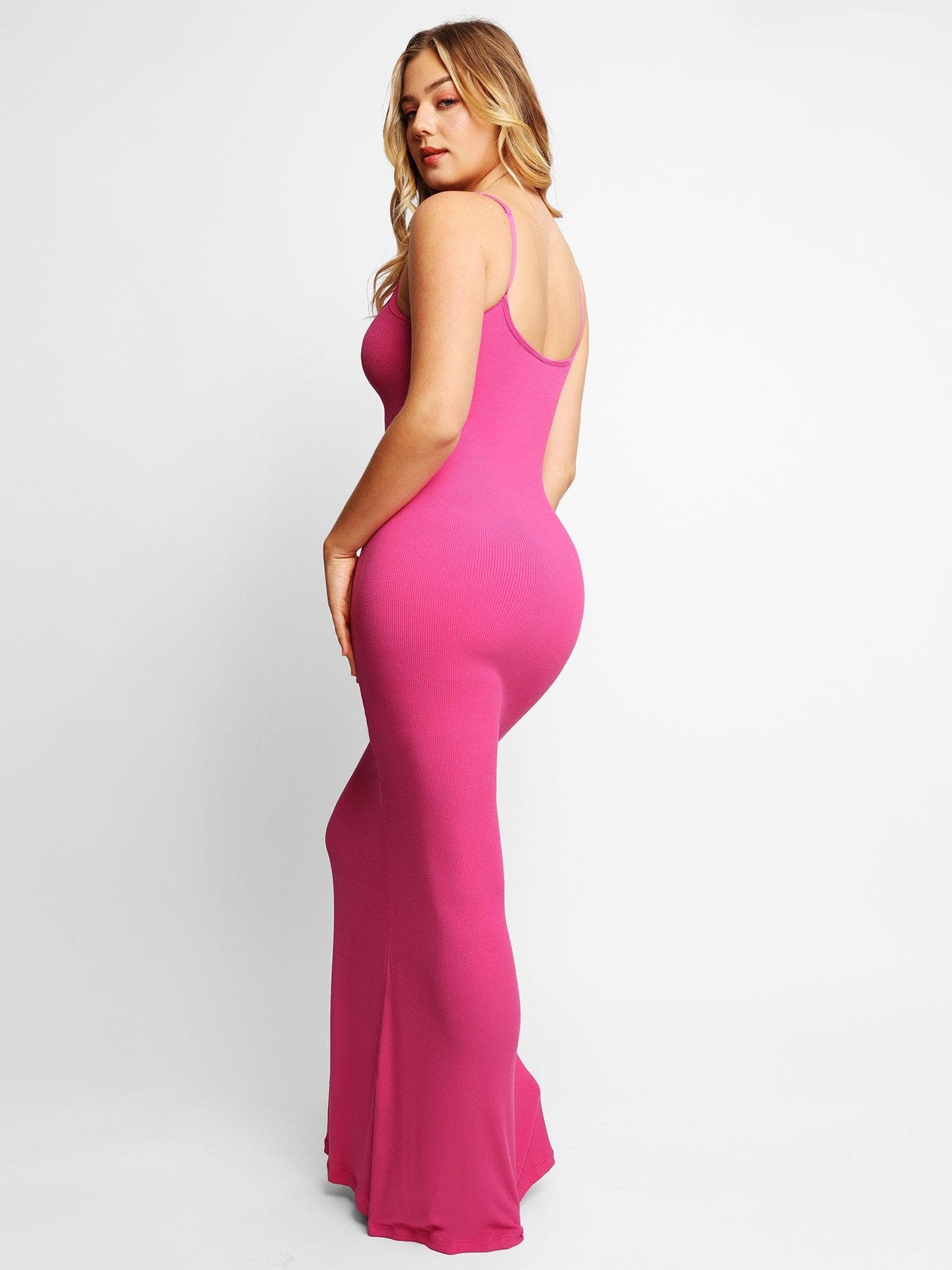Shapewear Inbuilt Sculpting Pink Dress