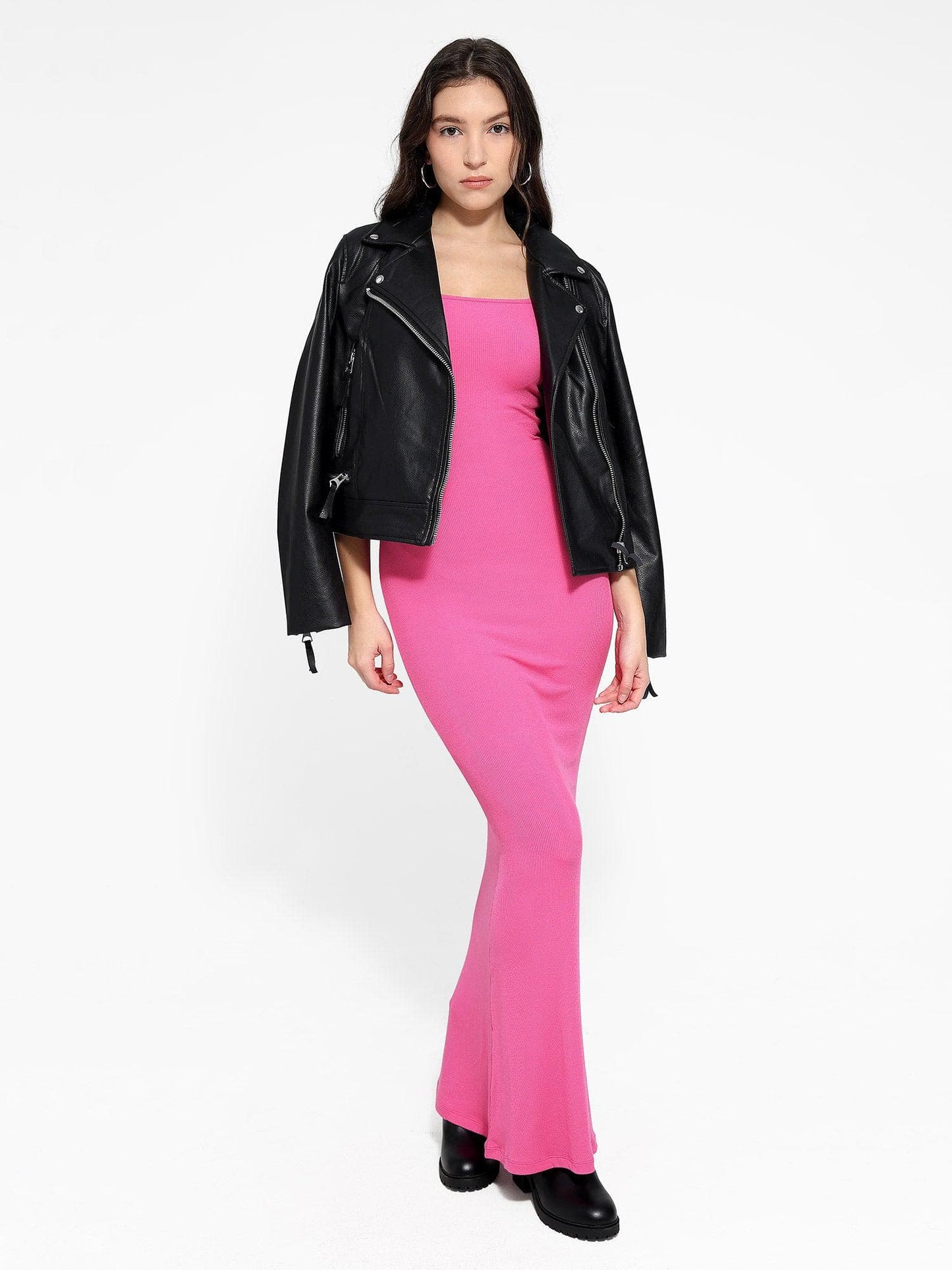 Shapewear Inbuilt Sculpting Pink Dress