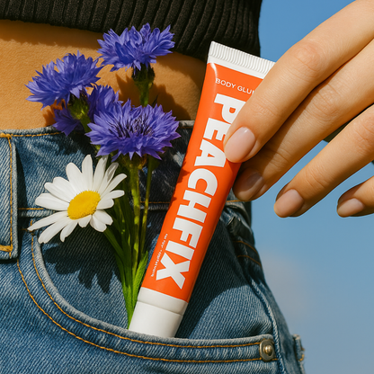 PeachFix Body Glue – Sweat-Proof, No-Slip Hold