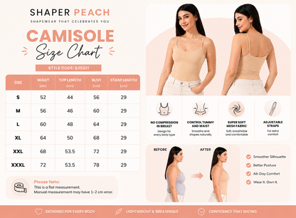 Shaper Peach Shapewear Camisole Top