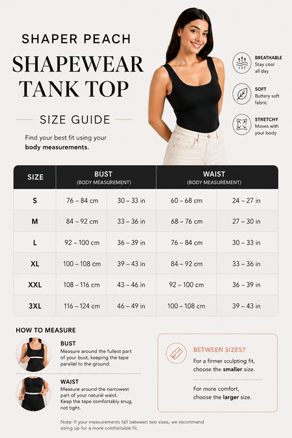 Shaper Peach Shapewear Tank Top