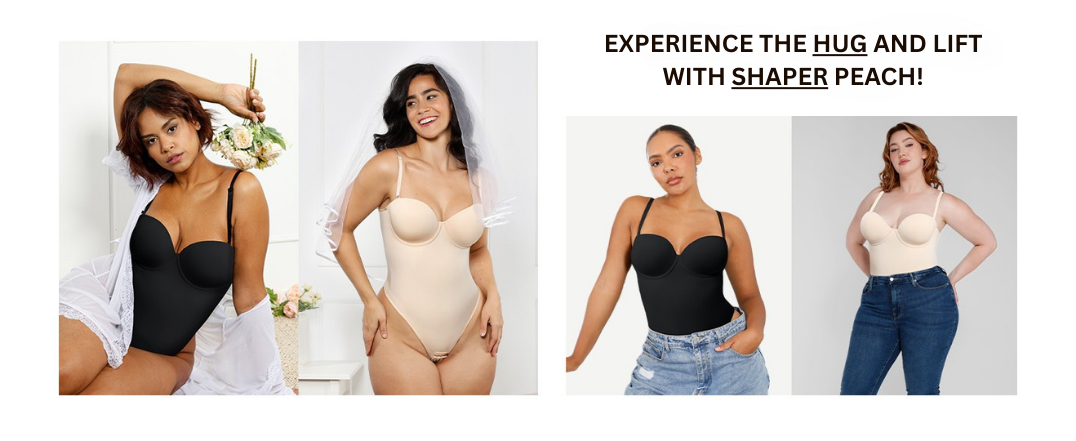 Shaper Peach® Pushup Underwire Bodysuit