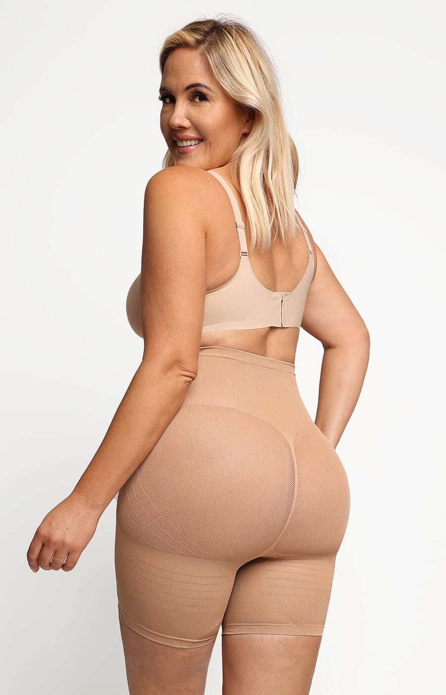 Booker Spanx Shapewear Detachable Panties Women's Peach Seamless Seamless  Lifting Shaping With Pads Briefs