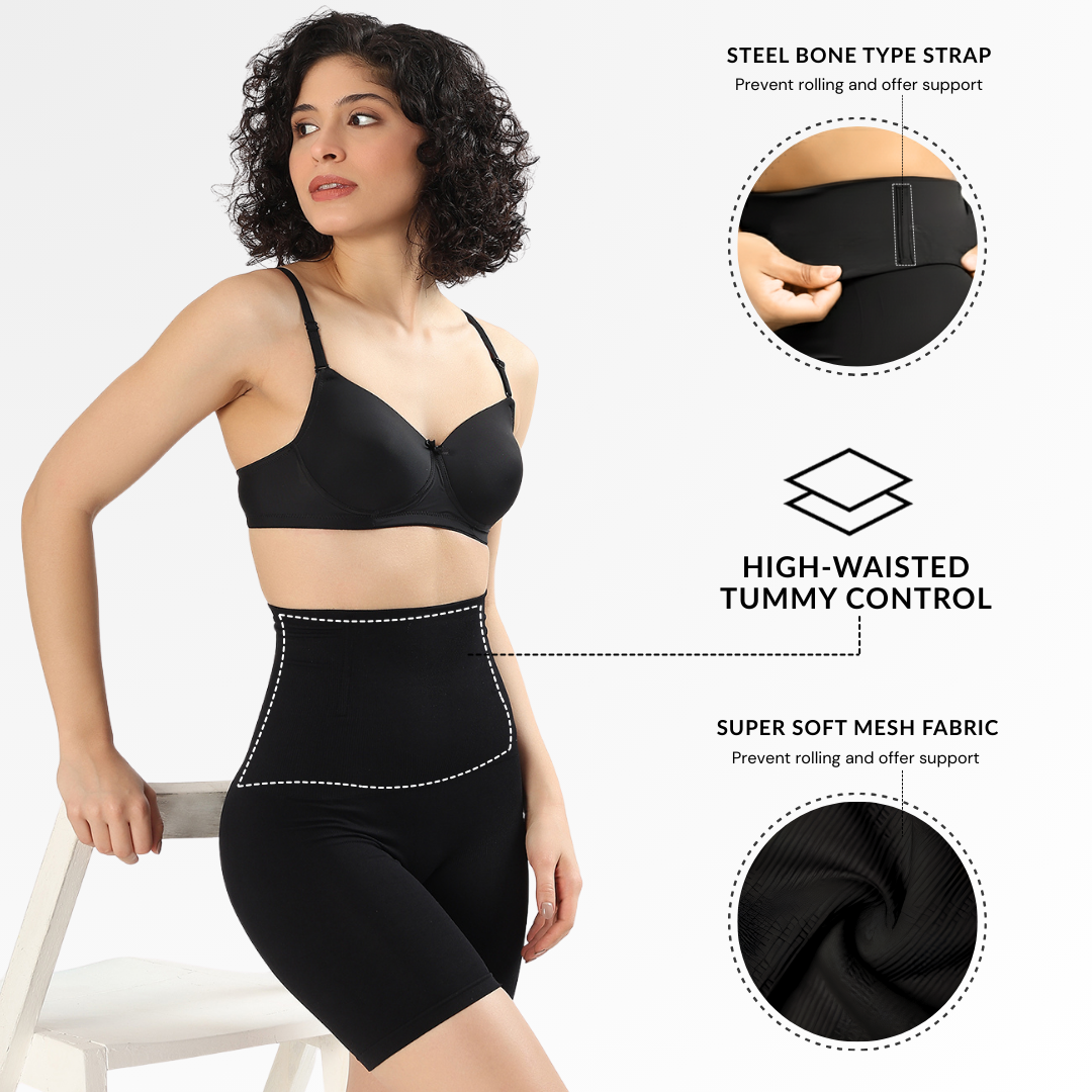 High Waist Tummy Shaper Shorts