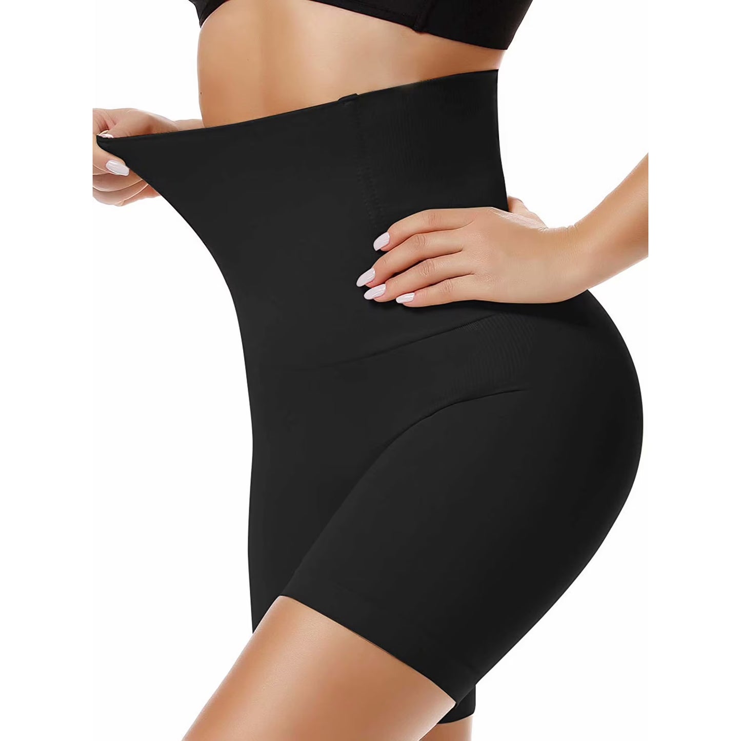 High Waist Tummy Shaper Shorts - Instant Slim Look